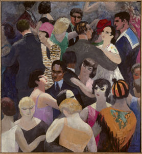 Jules Flandrin. Le bal Bullier. 1931. Peinture. Grenoble, Musée des Beaux-Arts.