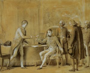 François Gérard "Signature du Concordat entre la France et le Saint-Siège, le 15 juillet 1801" / Versailles, Musée National du château