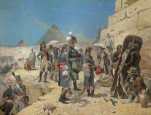 Maurice Orange "Napoléon Bonaparte devant les pyramides" / Granville, Musée d'Art et d'Histoire
