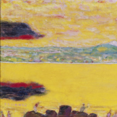Bonnard, Pierre. Le golfe de St-Tropez au couchant. Peinture. Albi, Musée Toulouse-Lautrec.