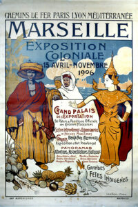 La Nézière, Joseph de & Pinchon, Joseph. Exposition coloniale de Marseille. 1906. Imprimé. Marseille, CCIAMP.