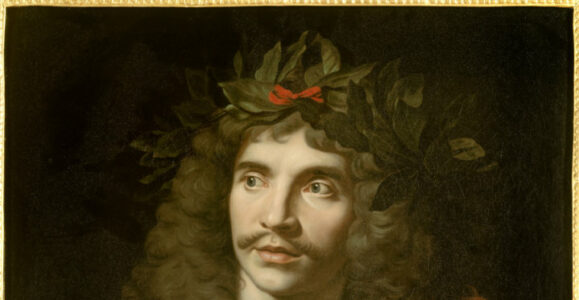 Mignard, Nicolas. Portrait de Molière (1622-1673) en César dans La Mort de Pompée. Vers 1657. Peinture. Paris, Comédie Française.