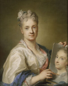 Carriera, Rosalba. Autoportrait. 1709. Dessin. Florence, Musée des Offices.