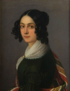 Botti Scifoni, Ida. Autoportrait. 1839. Peinture. Florence, Palais Pitti, Moderna.