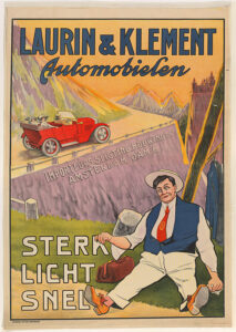 Van Roessel, Arnold. Poster de Laurin & Klement Automobielen. Lithographie. Rjikmuseum