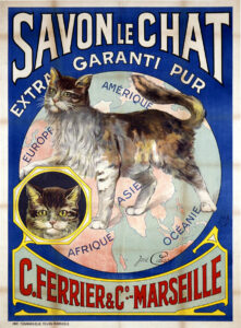 Anonyme. Savon le chat. Vers 1908-1912. Imprimé. Marseille, CCIAMP.