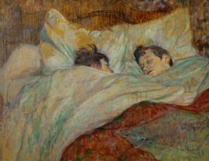 Toulouse-Lautrec, Henri de. Le Lit. 1892. Peinture. Paris, Musée d'Orsay.