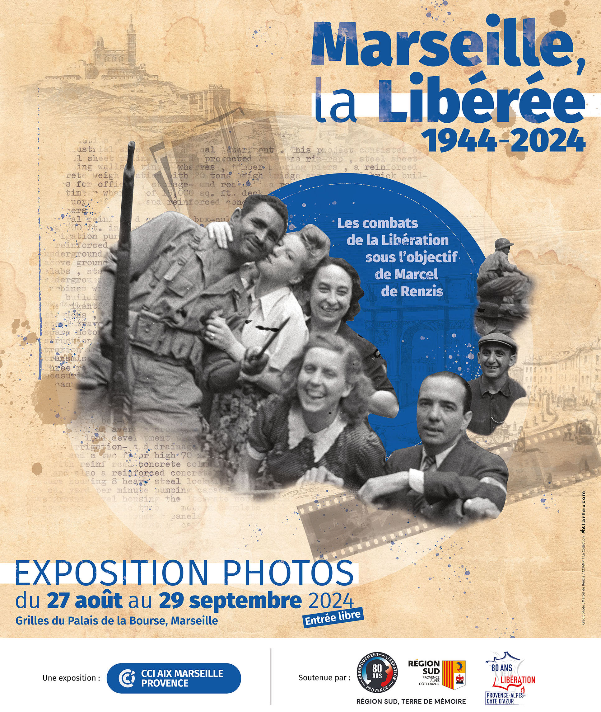 exe 90x108 Panneau Affiche LiberationMarseille cciamp