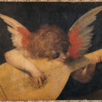Rosso Fiorentino. Ange musicien. 1522. Peinture. Florence. Musée des Offices.