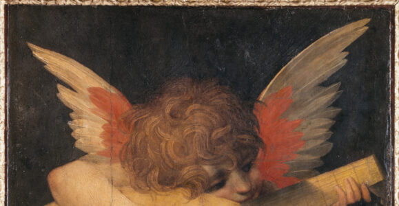 Rosso Fiorentino. Ange musicien. 1522. Peinture. Florence. Musée des Offices.