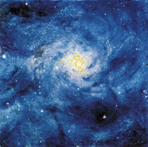 Fischer-Keller, Eva. Galaxis. 1985. Collection particulière.