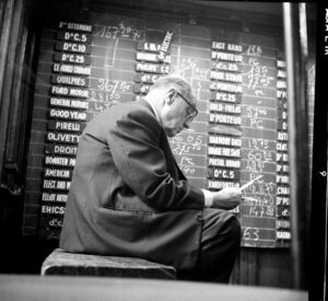 Bourse de Paris dans les annees 60