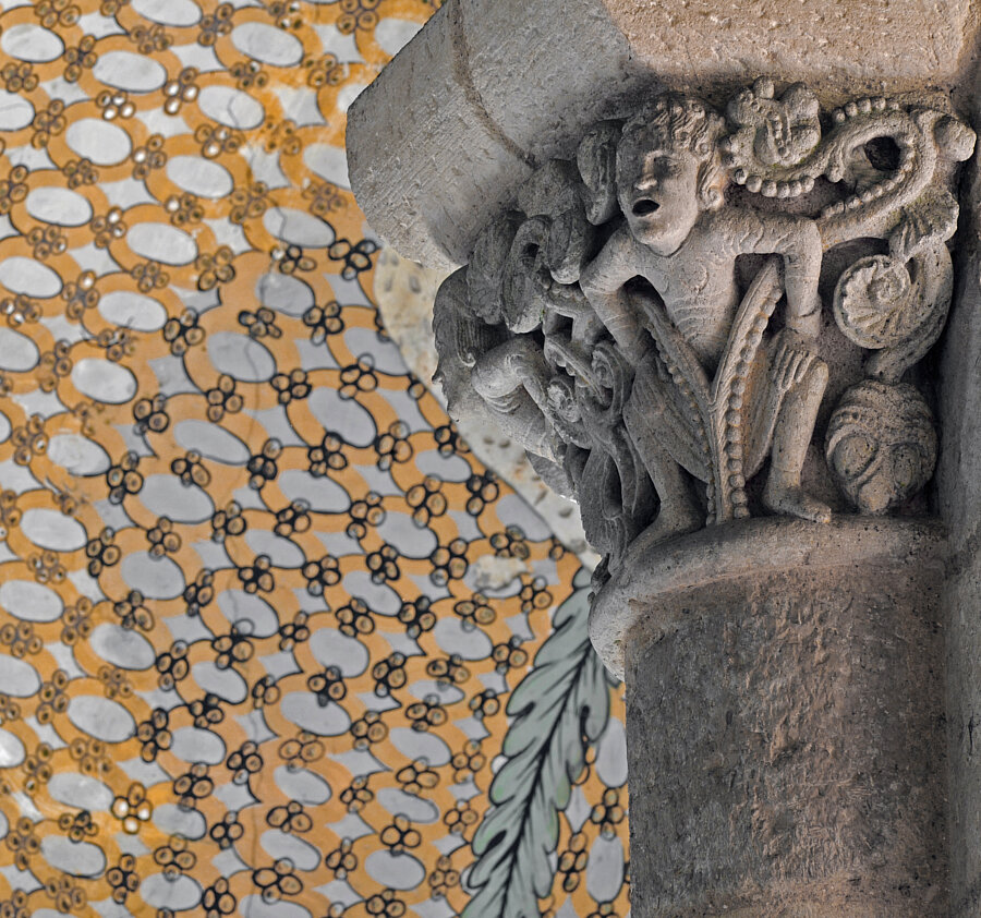 Art roman. France. Souillac (Lot). Eglise abbatiale Sainte-Marie.
